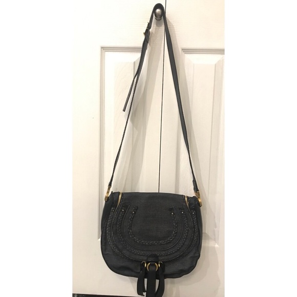 Chloe Medium Marcie Saddle Crossbody Bag - Picture 2 of 3